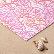Papier de soie corail rose vibrant