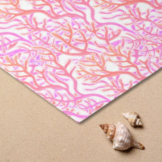 Papier de soie corail rose vibrant