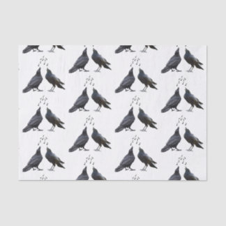 Papier de soie Corbeaux chanteurs