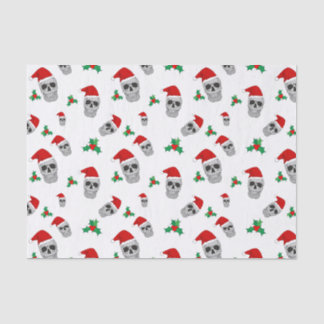 Papier de soie crâne de Noël