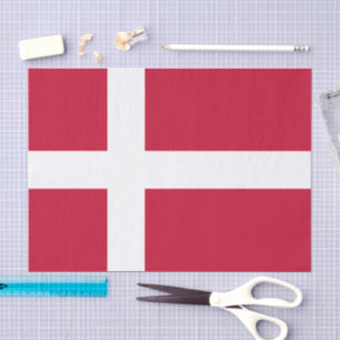 papier de soie Danemark, papier de soie Drapeau da
