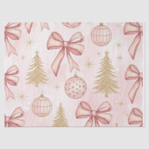 Papier de soie de Noël Rose Gold