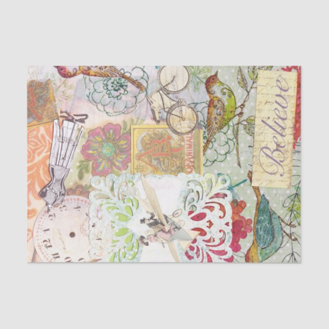 Papier de soie de soie (Recto)