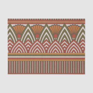 Papier de soie de soie antique de motif de Lotus