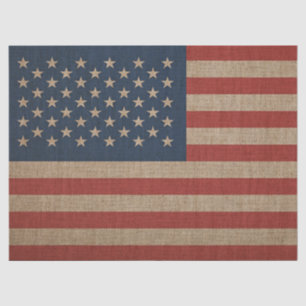 Papier de soie de soie avec le drapeau brun de