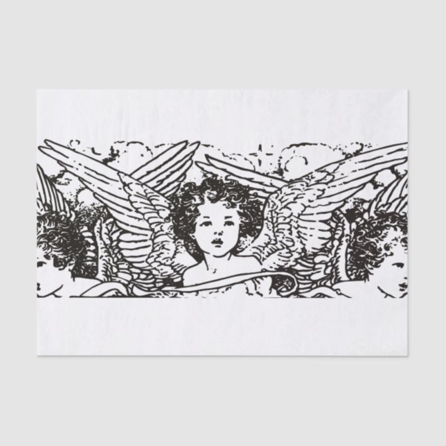 Papier de soie de soie d'ANGE (Recto)