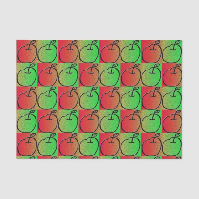 Papier de soie de soie d'Apple (Recto)
