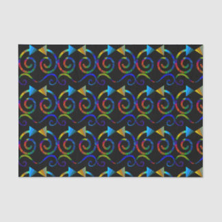 Papier de soie de soie d'art abstrait