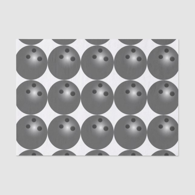 Papier de soie de soie de boule de bowling (Recto)