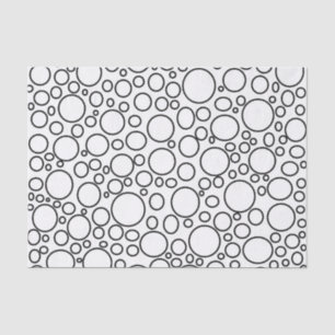 Papier de soie de soie de bulles