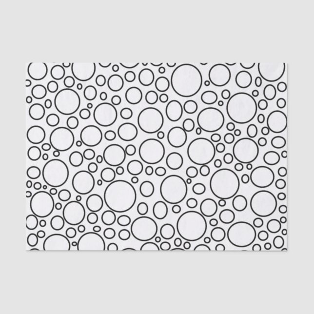 Papier de soie de soie de bulles (Recto)