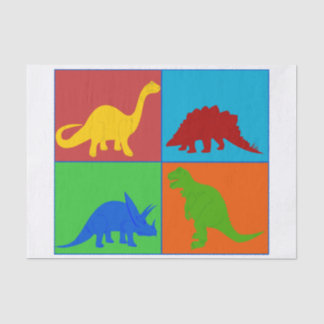 Papier de soie de soie de dinosaure de jouet