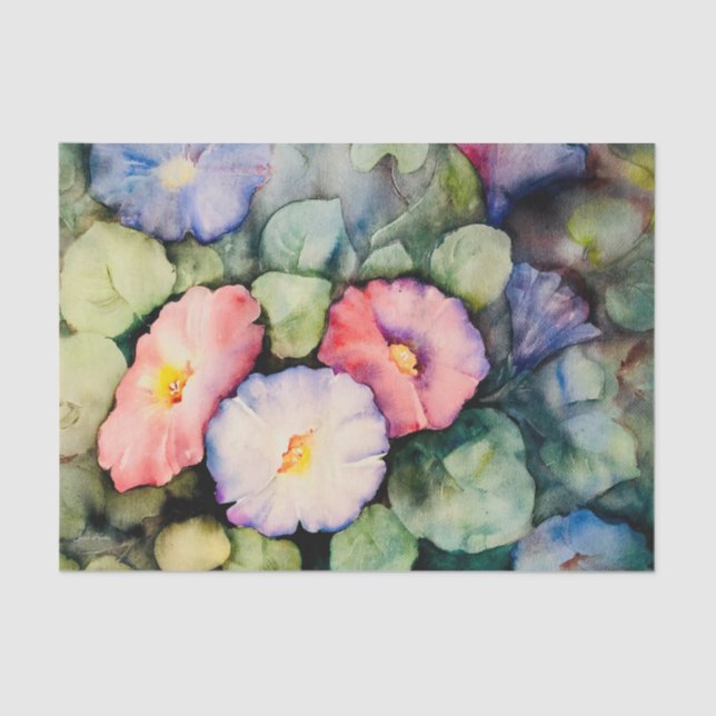 Papier de soie de soie de gloire de matin (Recto)