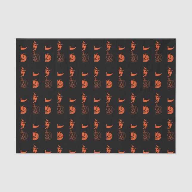 Papier de soie de soie de Halloween (Recto)
