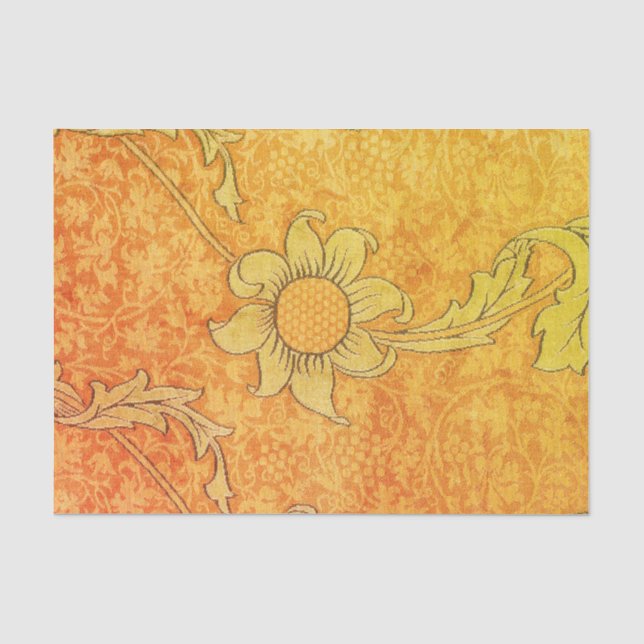 Papier de soie de soie de JAUNE de TOURNESOL de (Recto)
