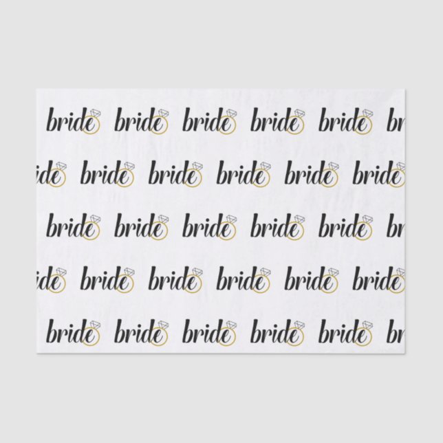 Papier de soie de soie de jeune mariée (Recto)