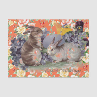 Papier de soie de soie de LAPIN de PÂQUES