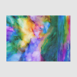 Papier de soie de soie de lever de soleil d'art