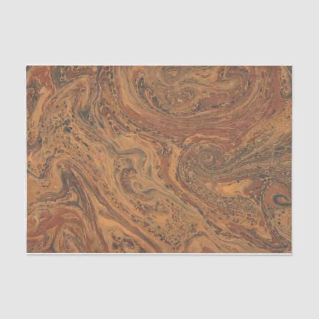 Papier de soie de soie de marbre élégant (Recto)