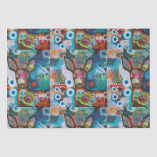 Papier de soie de soie de "mes cerfs communs" ! !