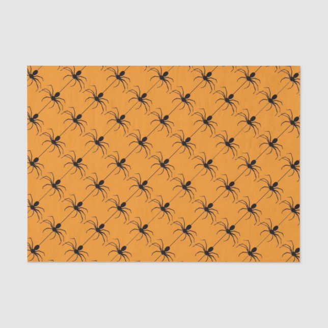 Papier de soie de soie de motif d'araignée de (Recto)