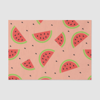 Papier de soie de soie de motif de pastèque