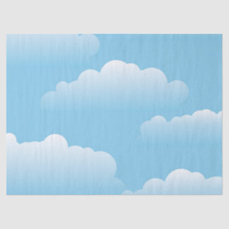 Papier de soie de soie de nuages