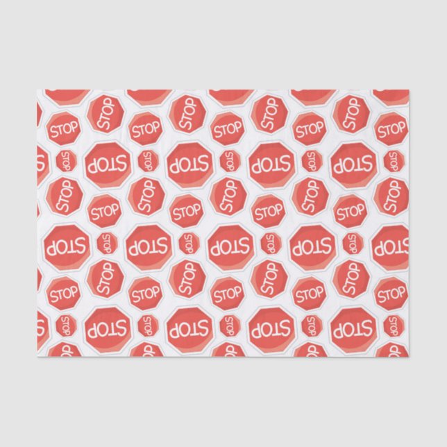 Papier de soie de soie de partie de motif de signe (Recto)