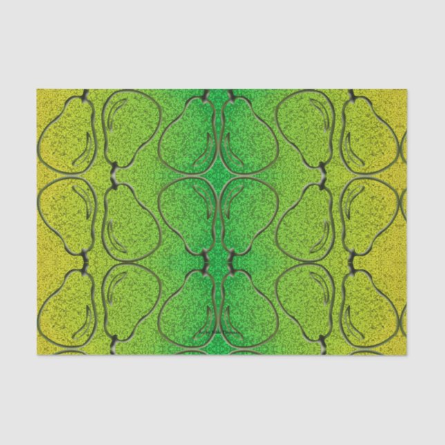 Papier de soie de soie de poire (Recto)