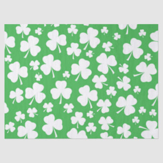 Papier de soie de soie de shamrock