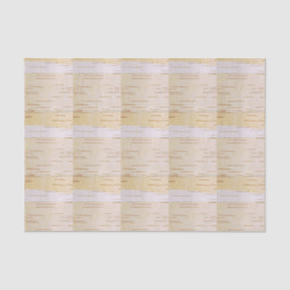 Papier de soie de soie d'écorce de bouleau argenté