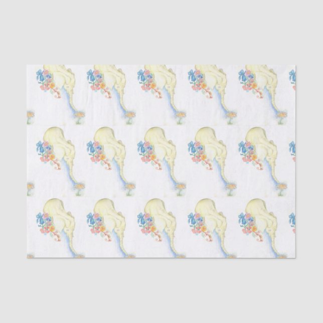 papier de soie de soie d'éléphant de bébé (Recto)