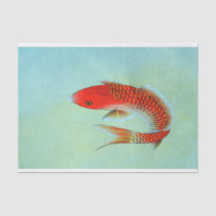 Papier de soie de soie d'étang de Koi
