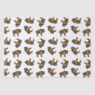 Papier de soie de soie en bois de Buffalo