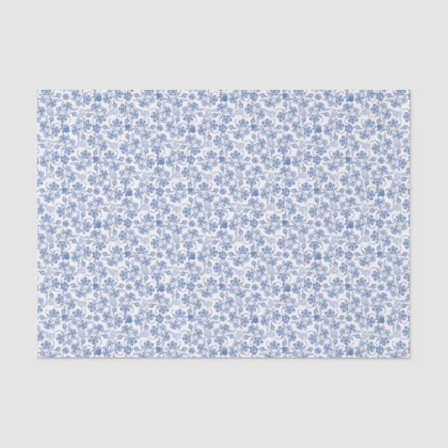 Papier de soie de soie ethnique chic d'impression (Recto)