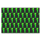 Papier de soie de soie étranger vert/noir au néon