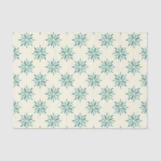 Papier de soie de soie floral de motif de mamans