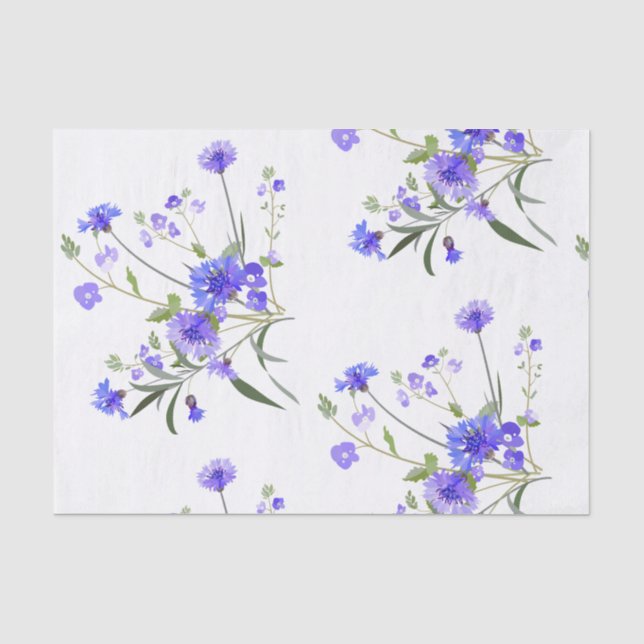 Papier de soie de soie floral des boutons du (Recto)