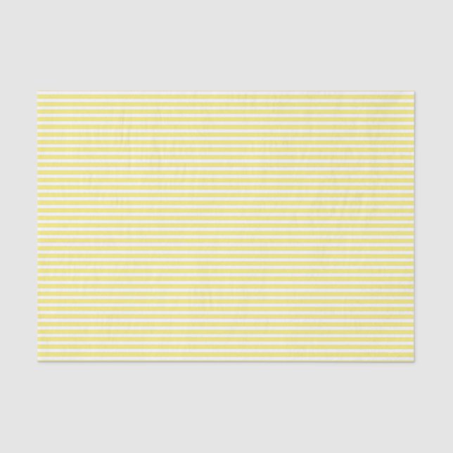 Papier de soie de soie jaune et blanc de rayure de (Recto)