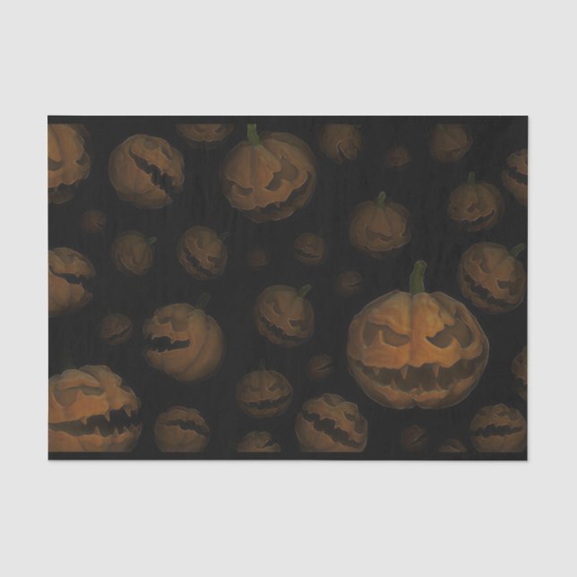 Papier de soie de soie mauvais de citrouille (Recto)