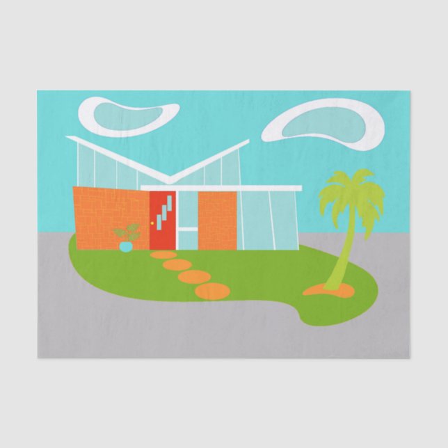 Papier de soie de soie moderne de Chambre de bande (Recto)