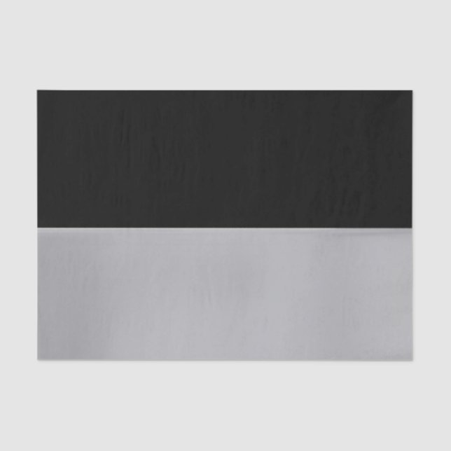 Papier de soie de soie noir et argenté (Recto)