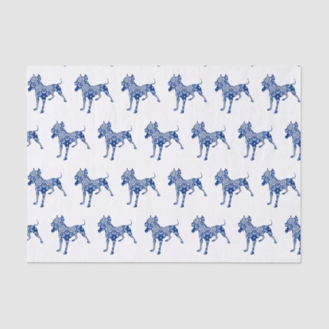 Papier de soie de soie pipe% bleu de no. 1 % de (Recto)