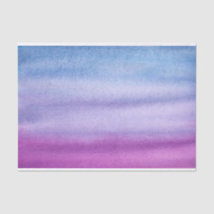 Papier de soie de soie pourpre d'aquarelle