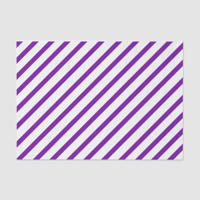 Papier de soie de soie pourpre de rayure (Recto)