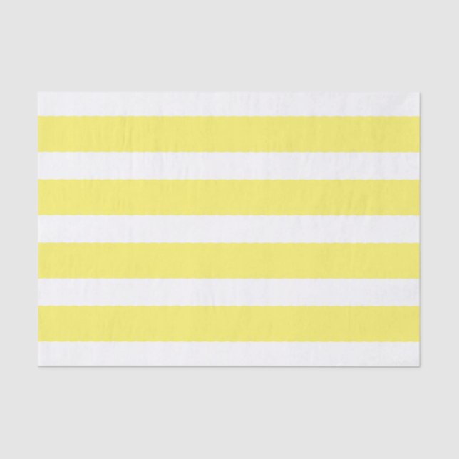 Papier de soie de soie rayé : Grandes rayures (Recto)