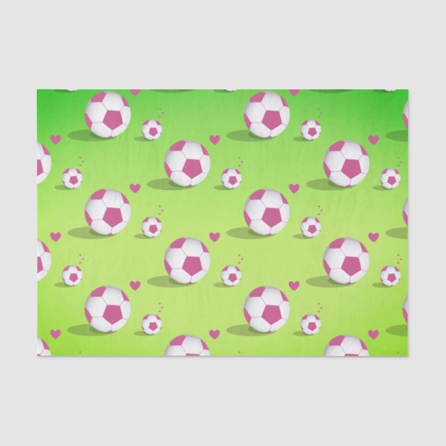 Papier de soie de soie rose du baby shower | du (Recto)