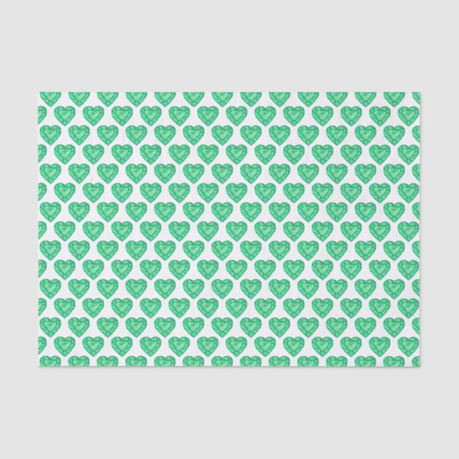 Papier de soie de soie vert vert d'art d'aquarelle (Recto)