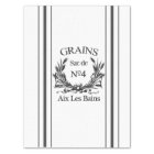 Papier de soie de soie vintage de sac à grain