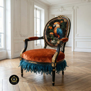 Papier de soie découpage floral oiseau perroquet v